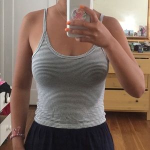 Black and white striped BRANDY MELVILLE tank
